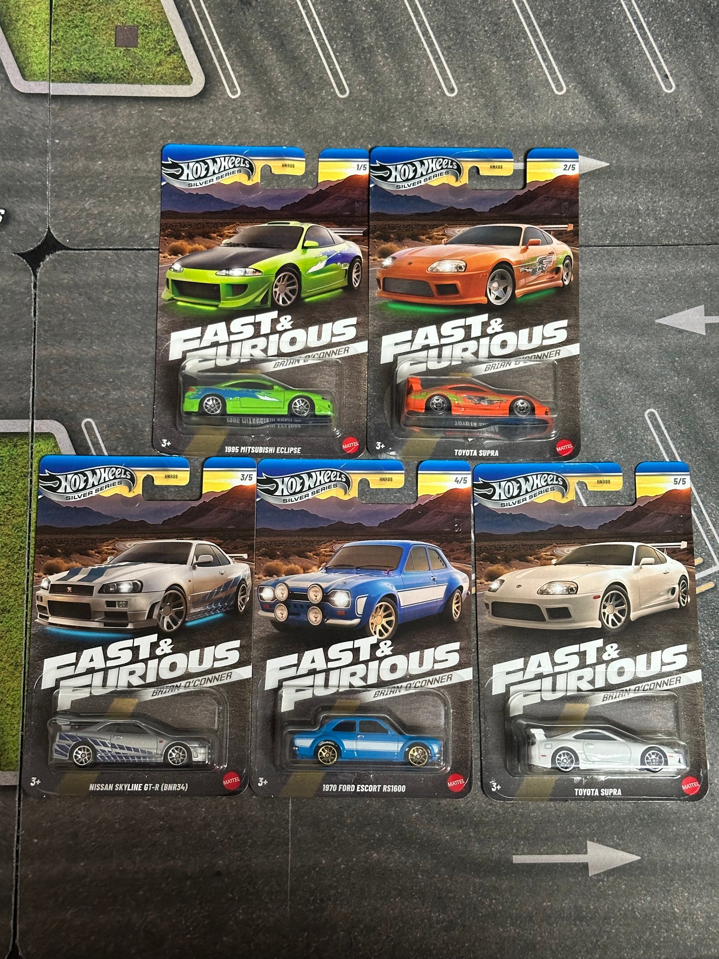 Fast and Furious Brian O’Conner Silver Series Set