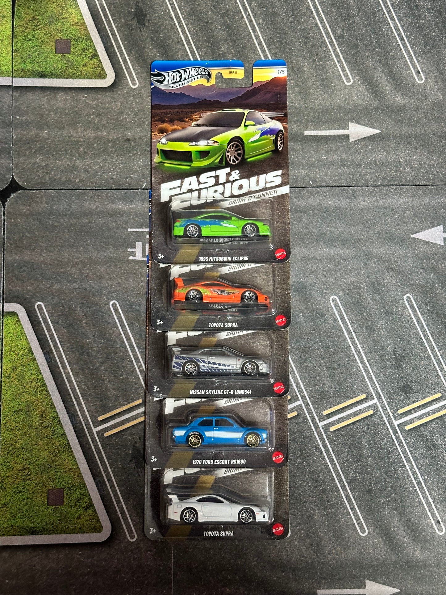 Fast and Furious Brian O’Conner Silver Series Set