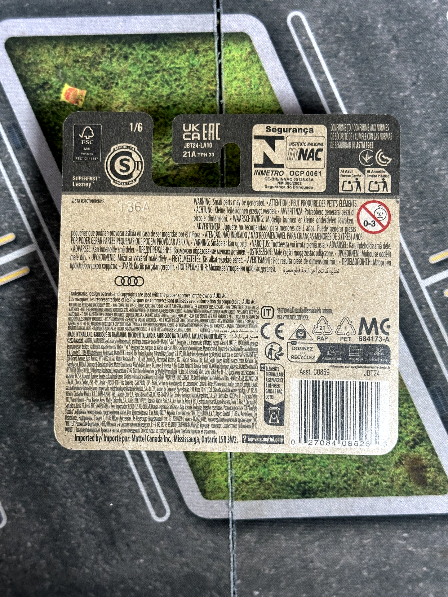 Audi R8 Matchbox Super Chase