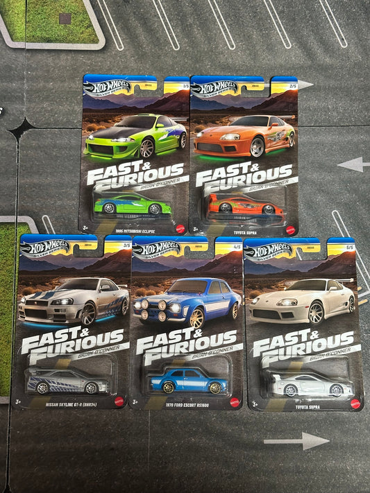 Fast and Furious Brian O’Conner Silver Series Set