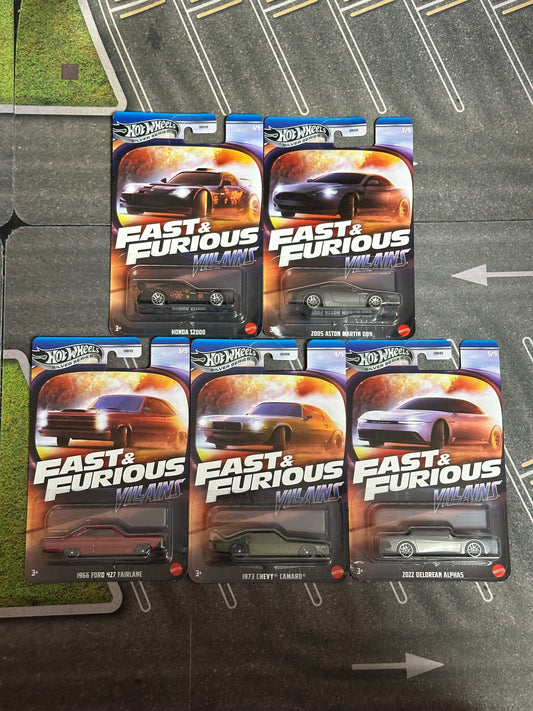Fast and Furious Villains Set Silver Series