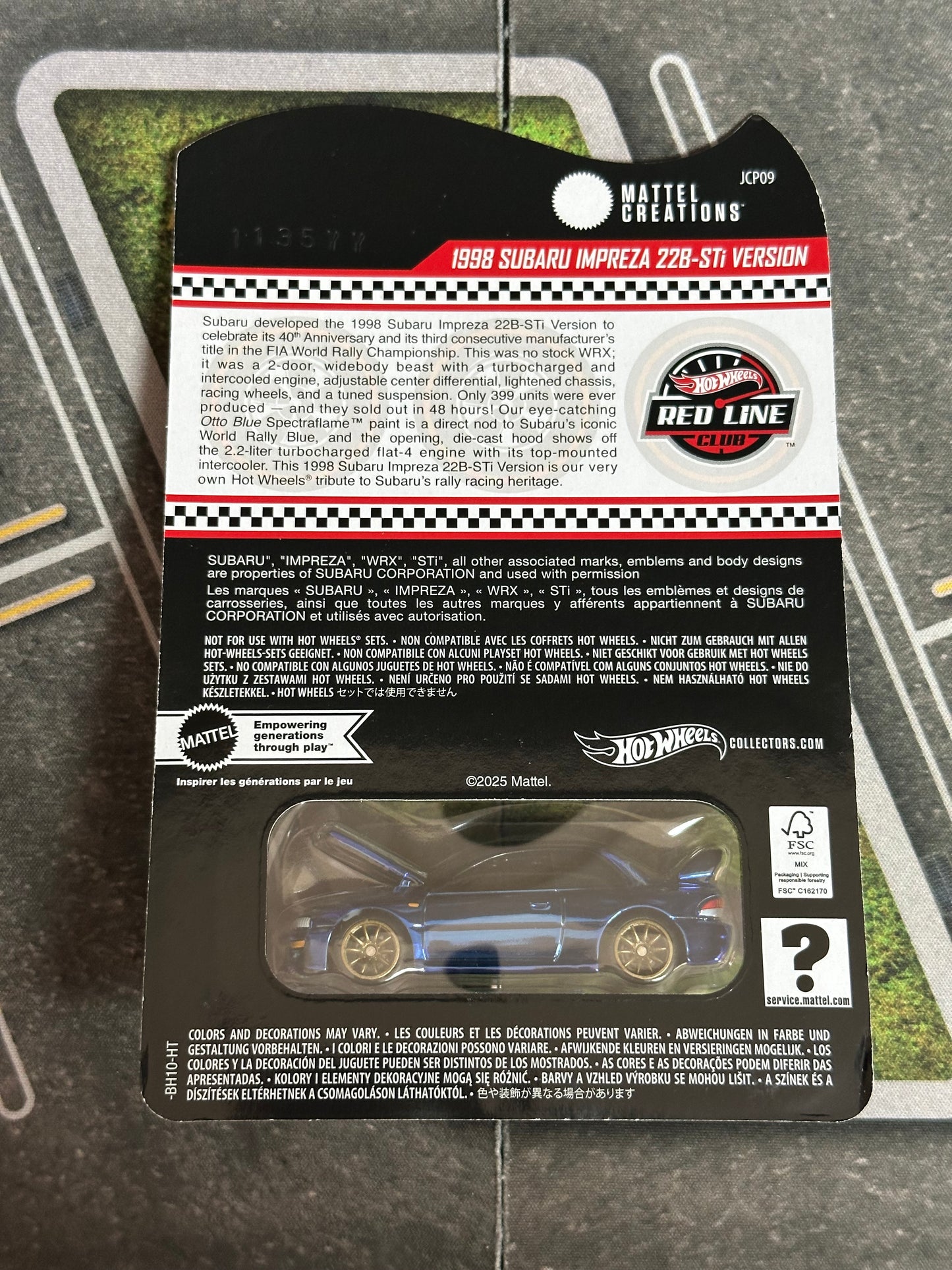 1998 Subaru Impreza 22B-Sti Version RLC