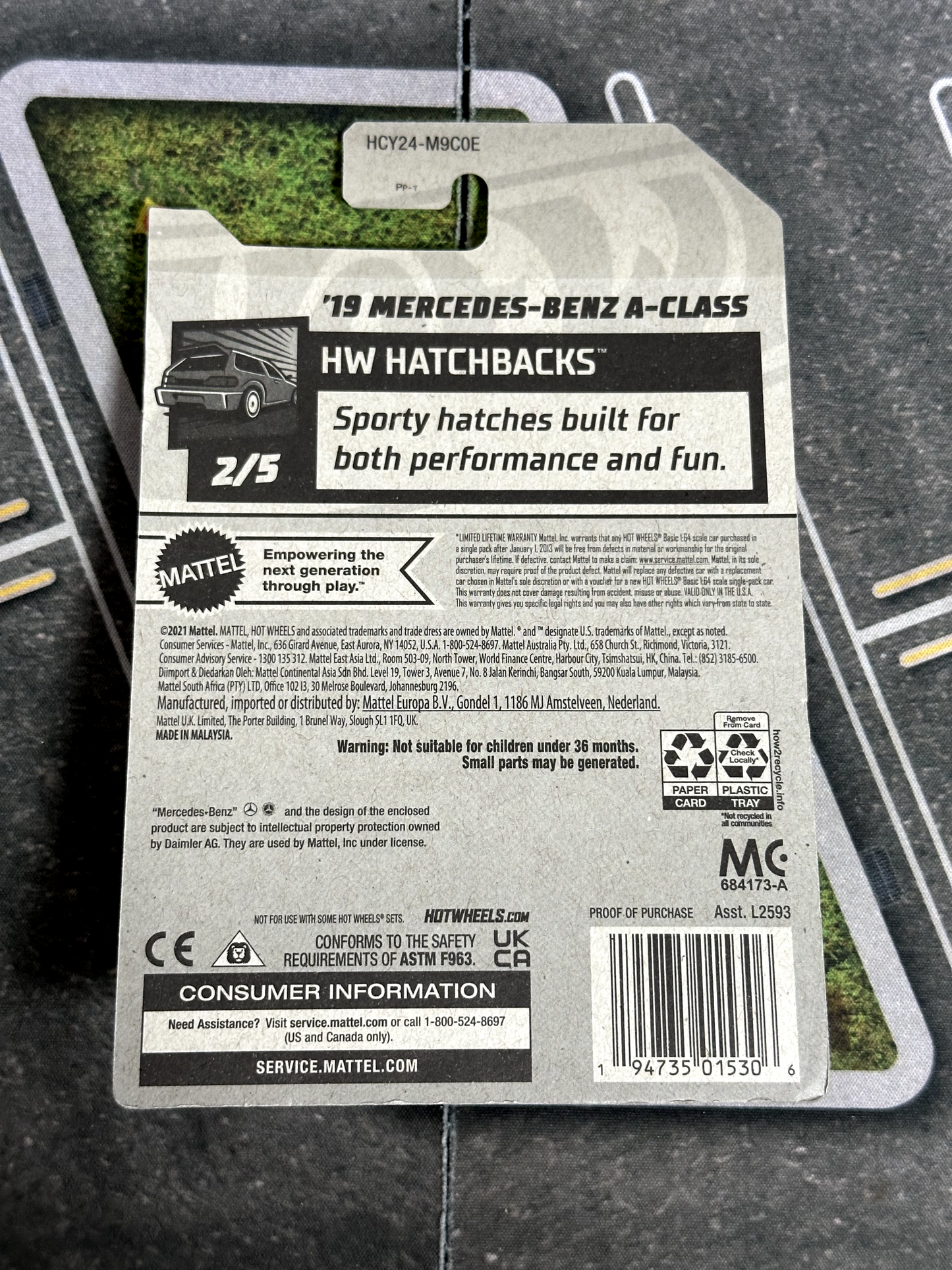 19 Mercedes Benz A Class ZAMAC