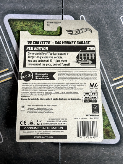 68 Corvette Gas Monkey Garage Red Edition