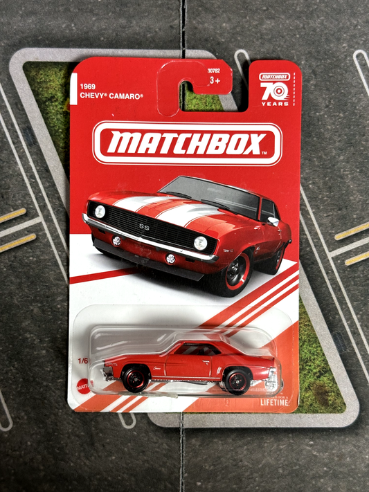 1969 Chevy Camaro Matchbox Red Edition